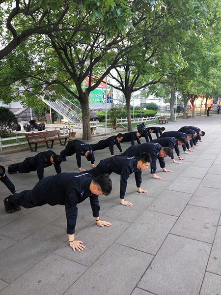 青島保安公司加強(qiáng)自身實(shí)力的建設(shè)